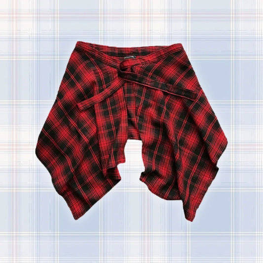 Merched Beca Check Hip Belt – Punk Rock Waist Scarf Belt